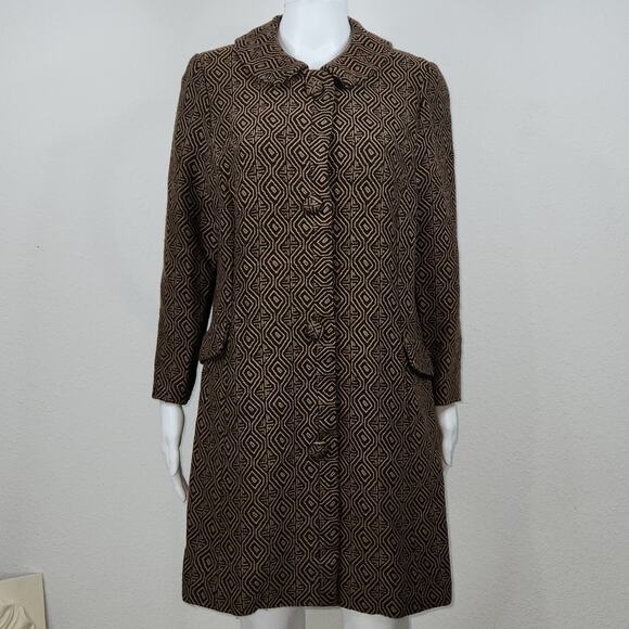 Vintage Wool Coat Size Large - Picture 10 of 10